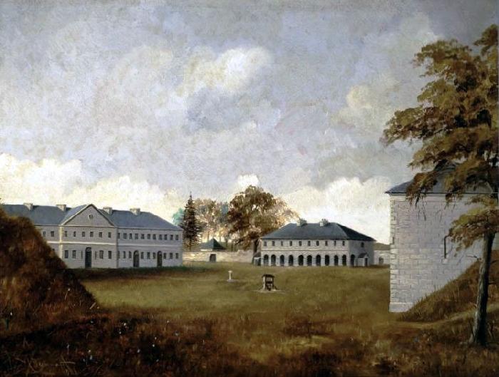 Henry Richard S. Bunnett Fort Lennox oil painting picture